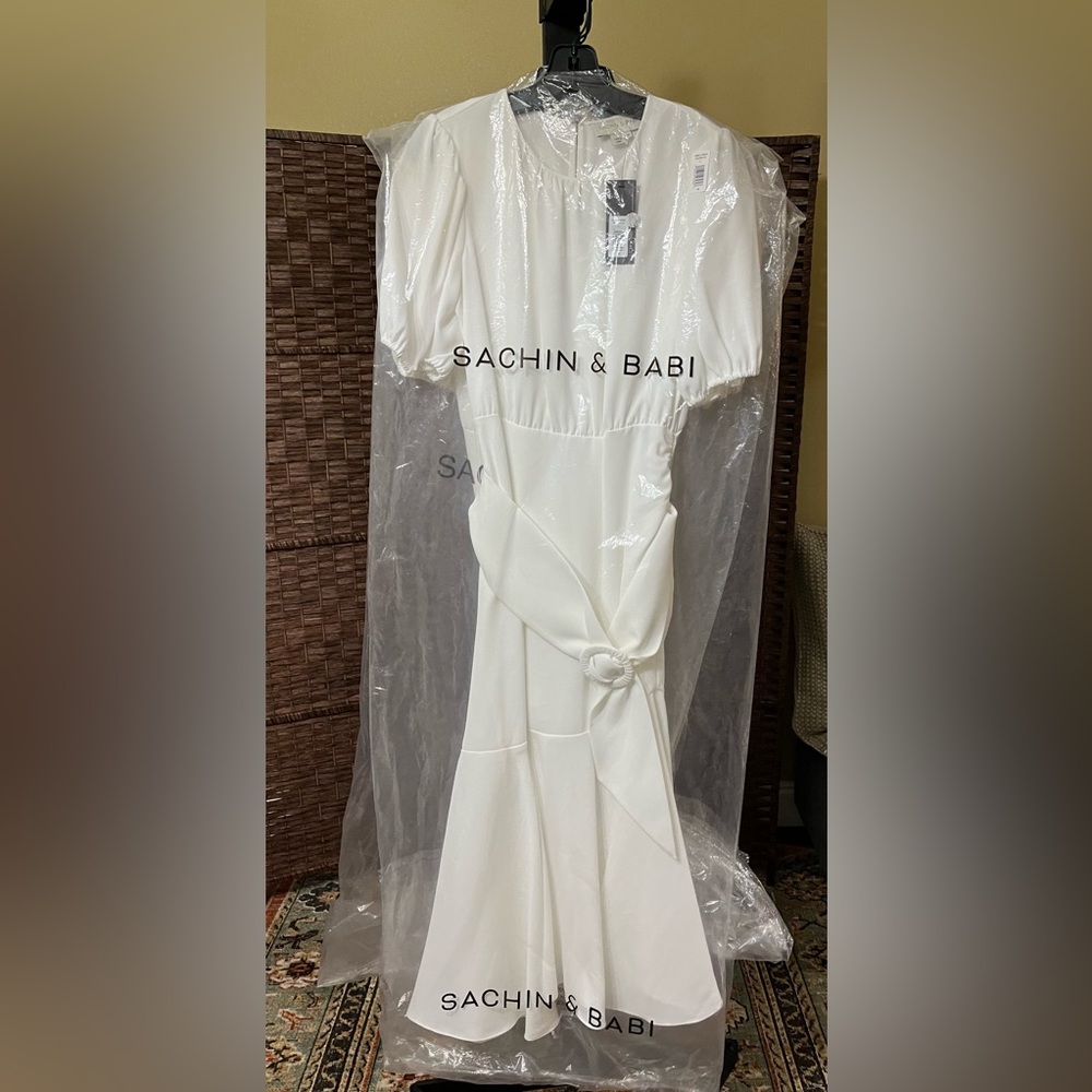 New Sachin & Babi Camila Dress – Ivory – Sizes 10, 18W & 22W - Picture 5 of 9